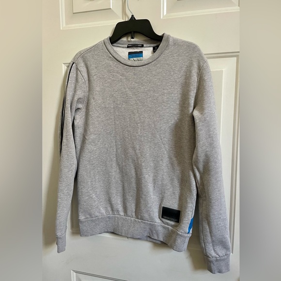 Scotch & Soda Amsterdams Blauw 1815 Meters High Rare Embroidered Bull Sweatshirt - Picture 6 of 7